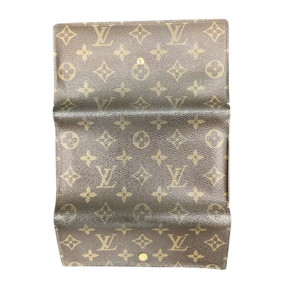Vintage Louis Vuitton Wallet Women’s One Size Monogram M11911 Porte Tresor Brown - Picture 7 of 8